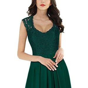 Dark Green Bridesmaid Dress